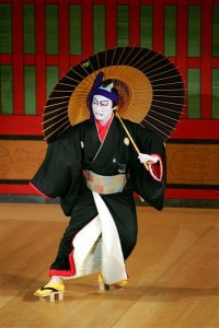 - PHOTO TAKEN 02FEV06 - Kabuki actor Kuniya Sawamura, 27, performs a kabuki play "Sukeroku" in Tokyo..